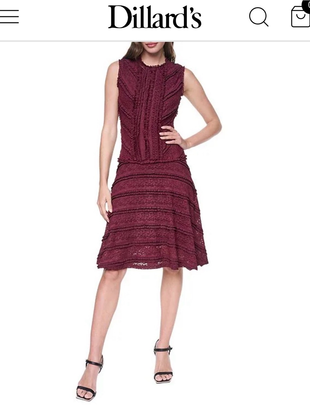 Dkny by donna karan lace sleeveless dress